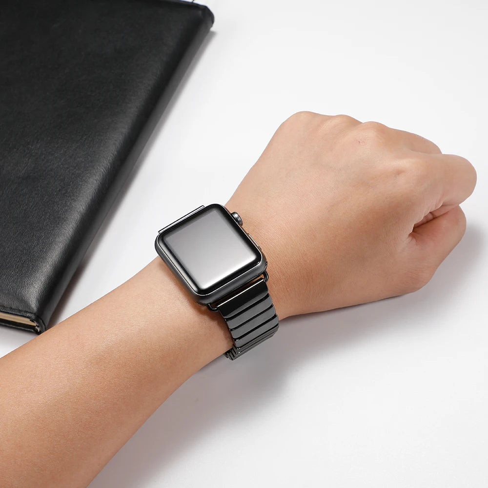 Premium Ceramic Link Bracelet for Apple Watch