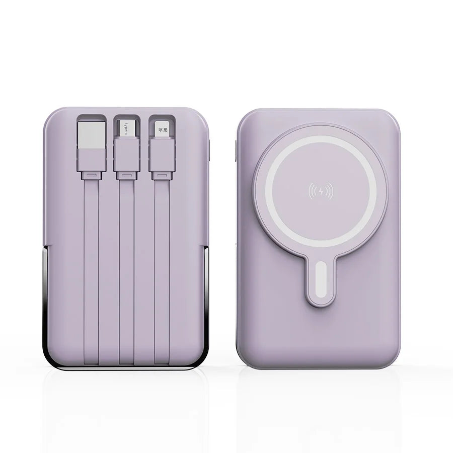 Power bank magnético de 10000mAh con soporte plegable
