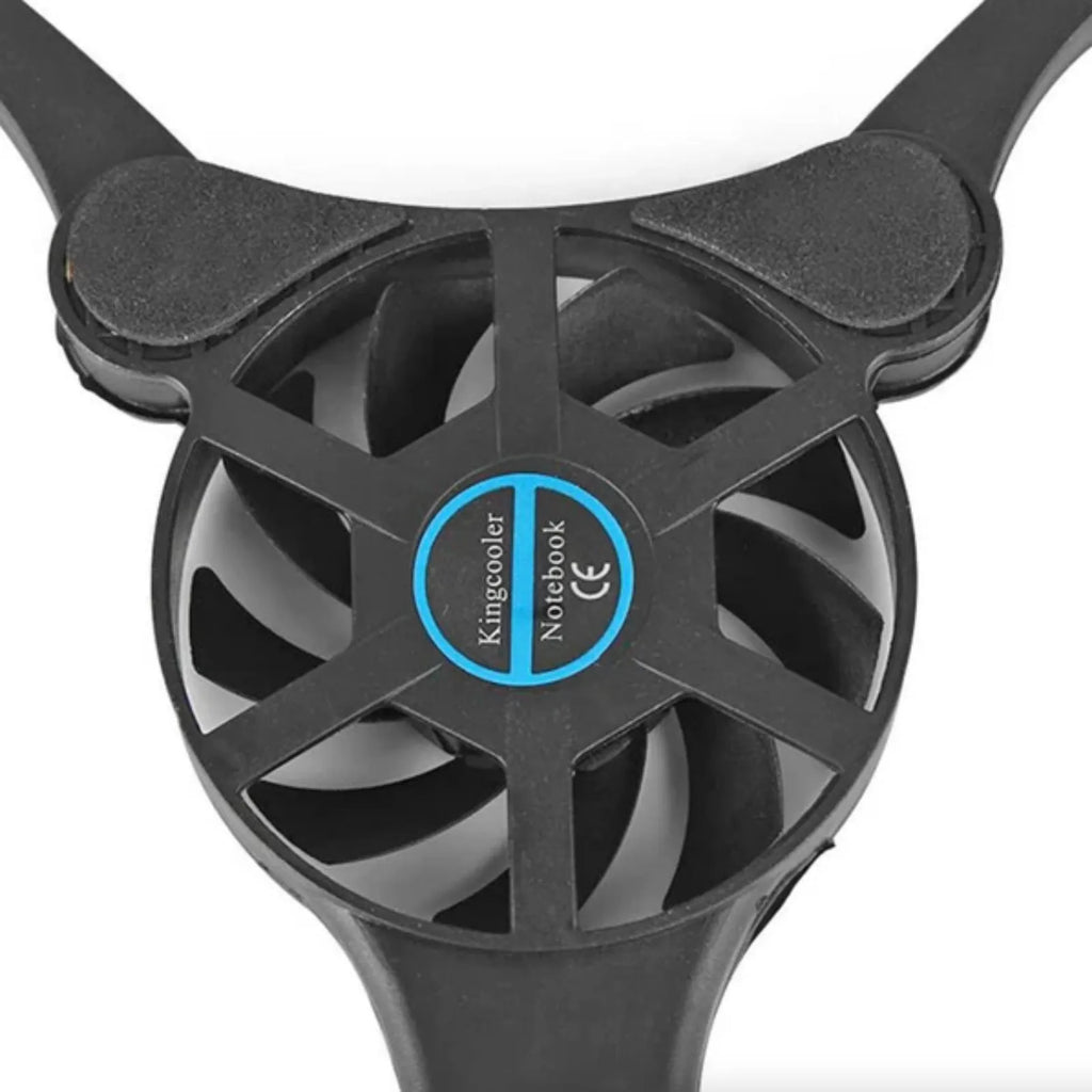 Foldable Dual-Fan Laptop Cooling Pad & Stand
