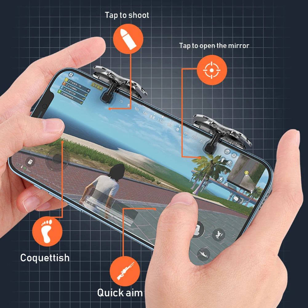 Mobile Game Triggers with Finger Sleeves