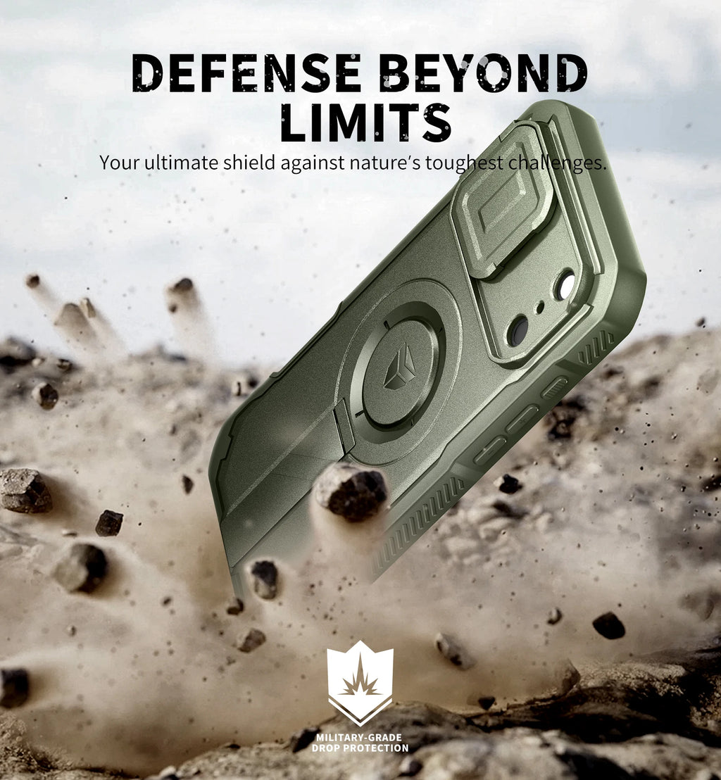 Heavy-Duty MagSafe Case with Camera Kickstand
