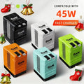 Retractable GaN fast wall charger