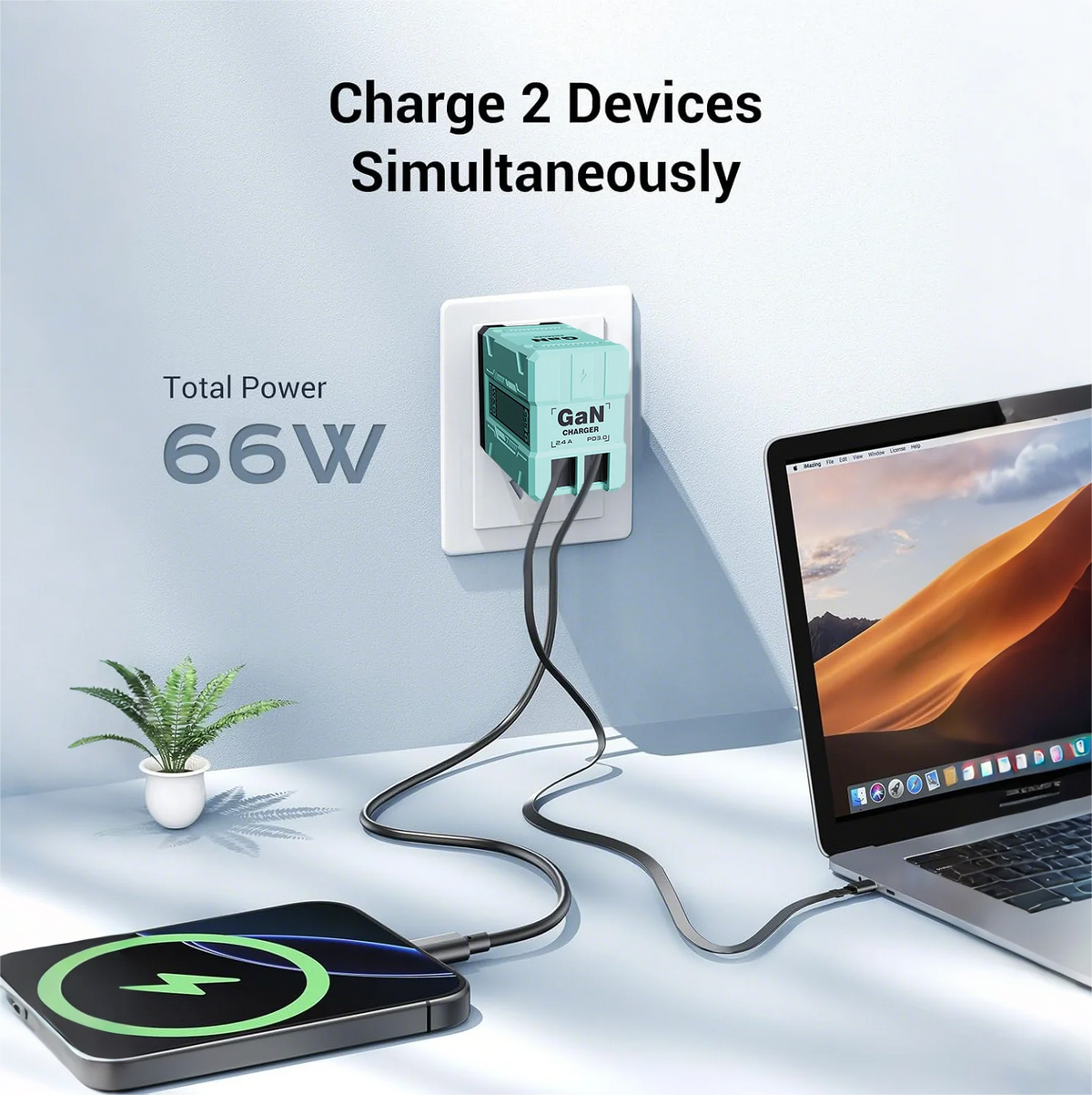 Retractable GaN wall charger – image 7
