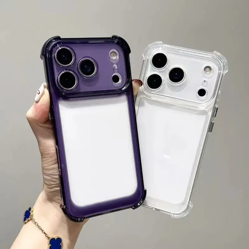 Clear Shockproof Bumper Case for iPhone