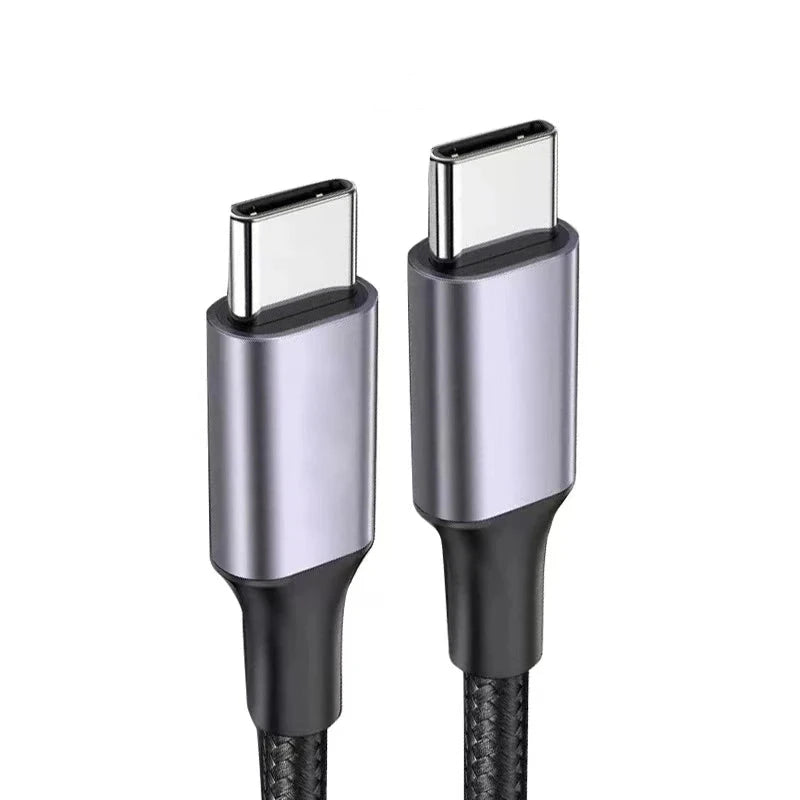 Cable de carga rápida USB-C a USB-C trenzado