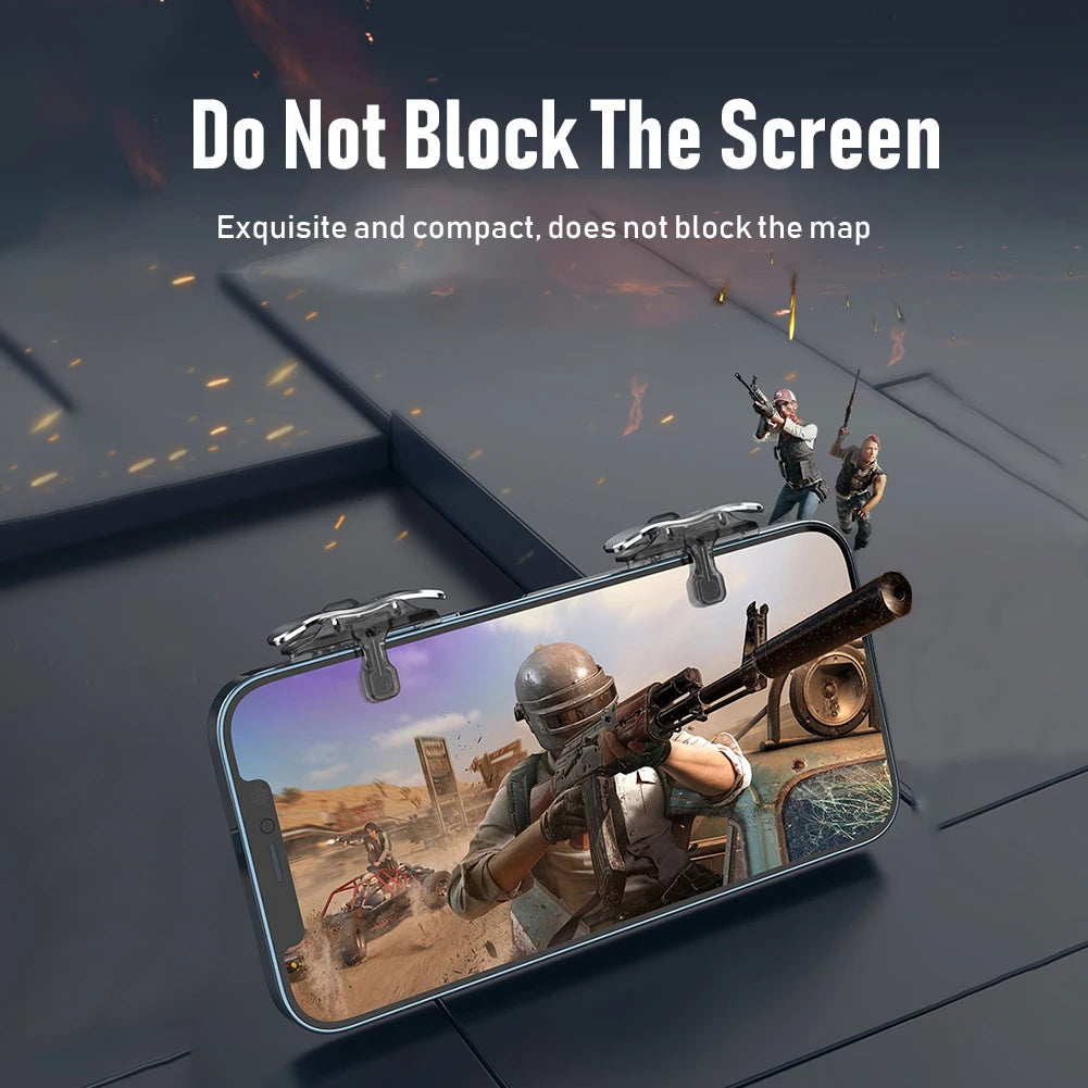 Mobile Game Triggers with Finger Sleeves
