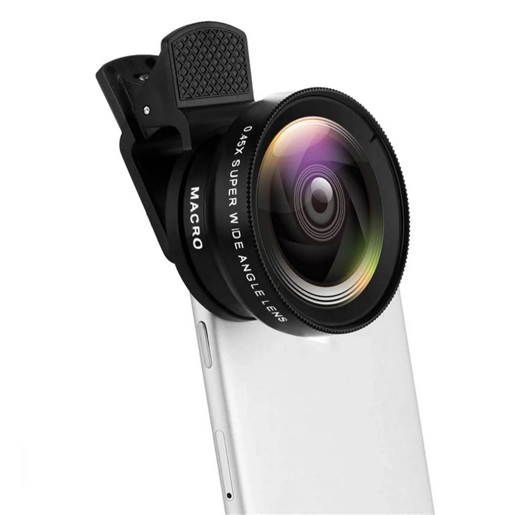 Universal 2-in-1 HD Wide-Angle & Macro Phone Lens Kit