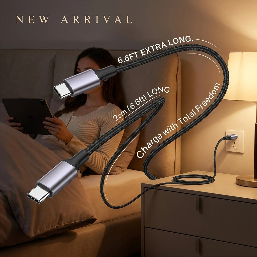 Braided USB-C to USB-C cable – image 7