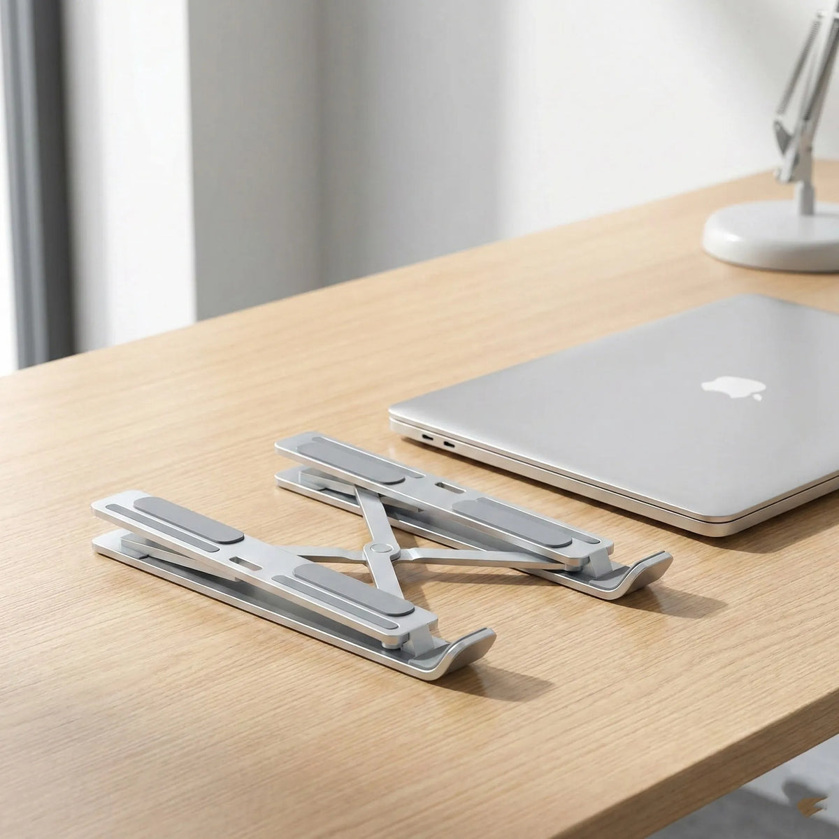 Soporte ajustable de aluminio plegable para computadora portátil