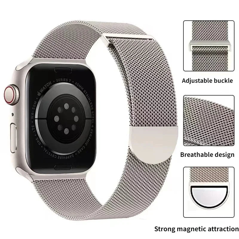 Correa milanesa magnética para Apple Watch
