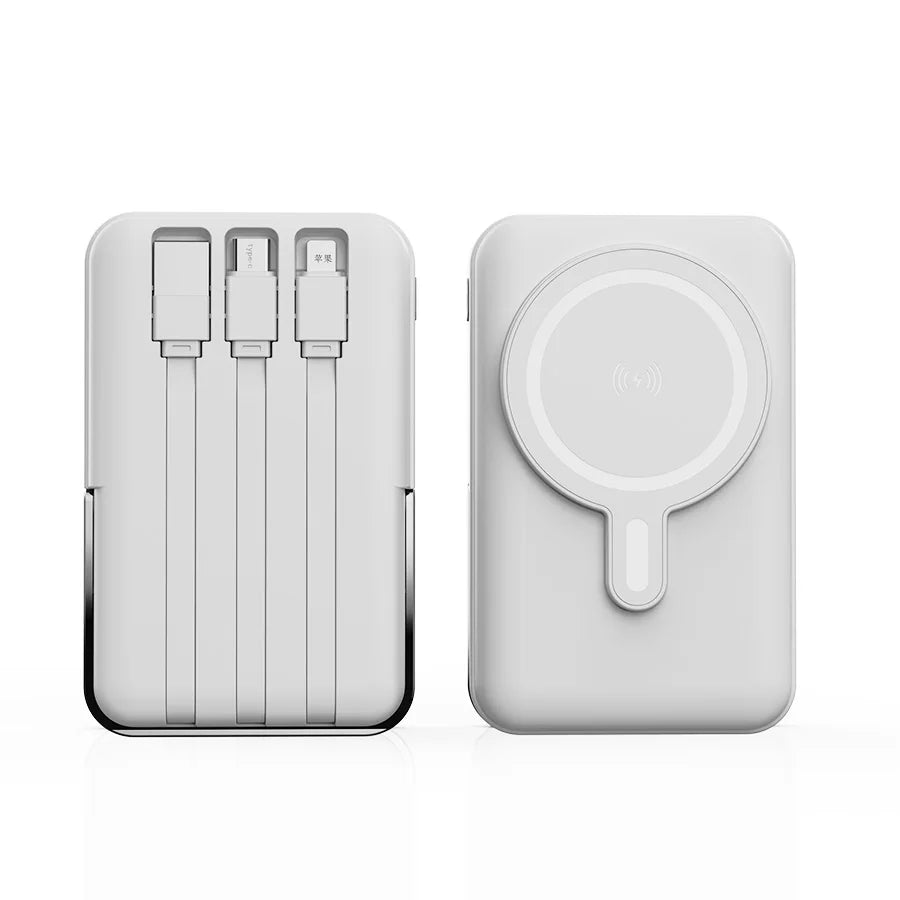 Power bank magnético de 10000mAh con soporte plegable