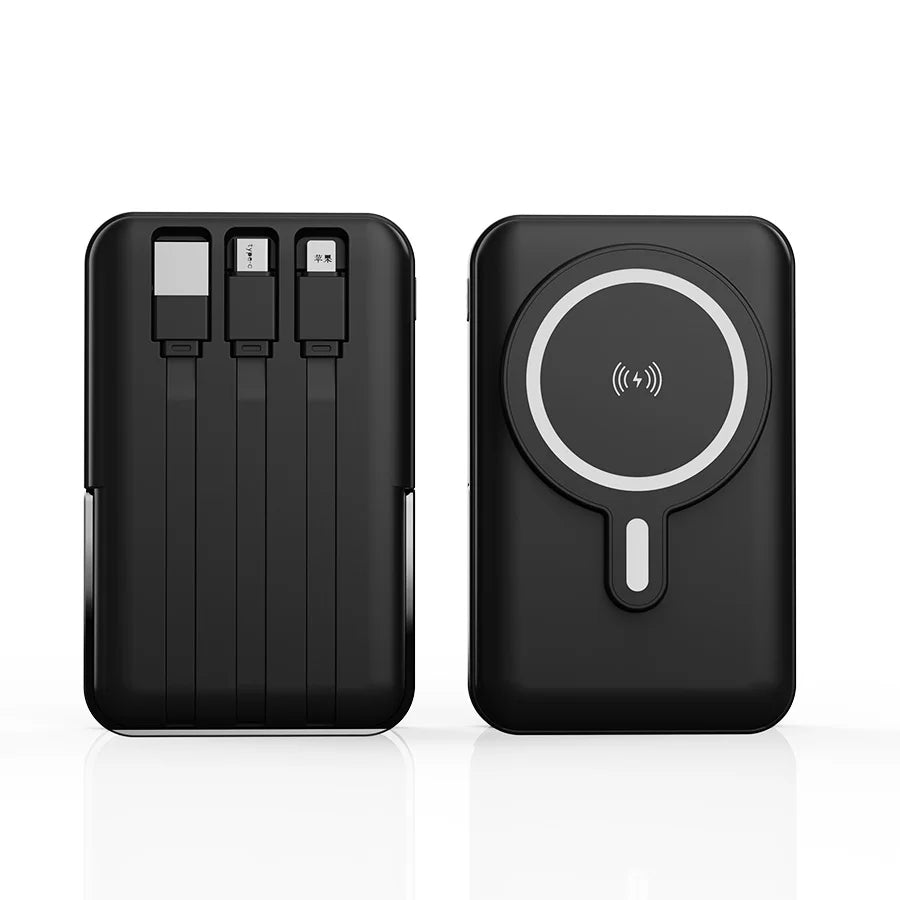 Power bank magnético de 10000mAh con soporte plegable