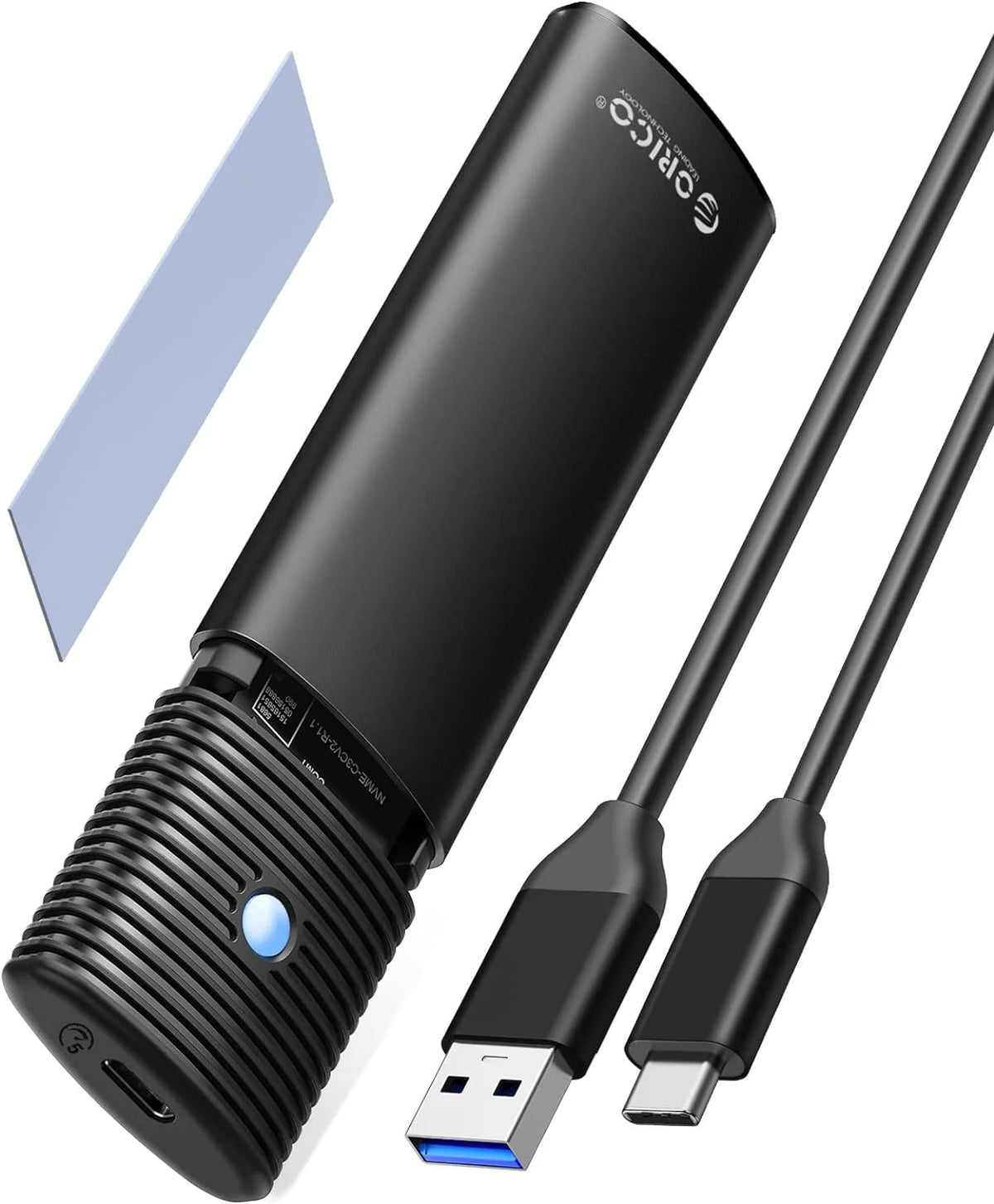 Carcasa para SSD M.2 SATA NGFF a USB-C de ORICO