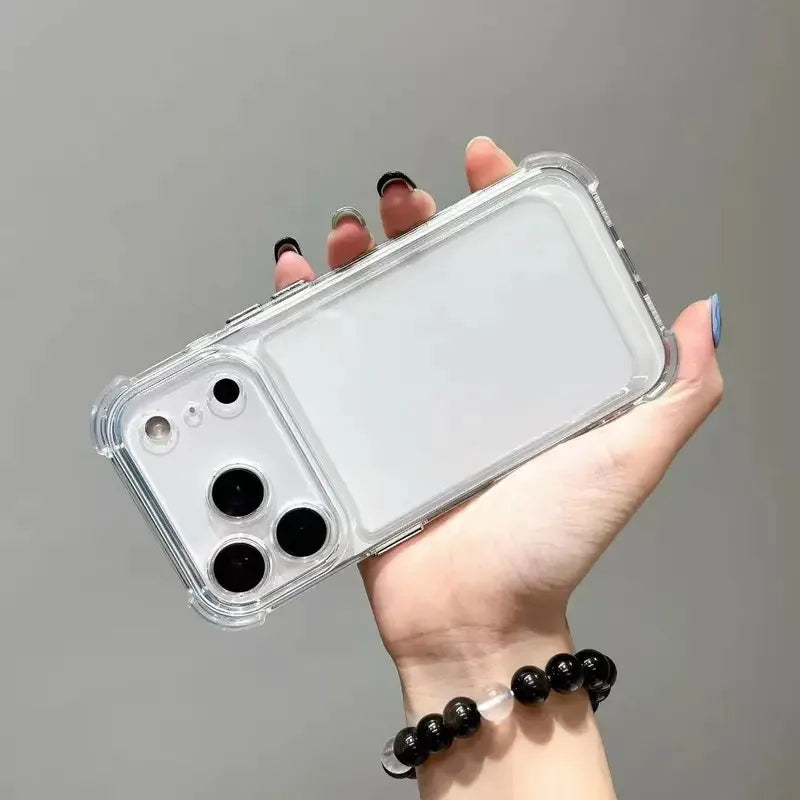 Clear Shockproof Bumper Case for iPhone