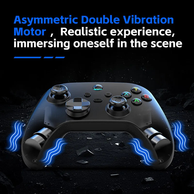 Wireless Hall Effect Game Controller for Phone, Switch & PC