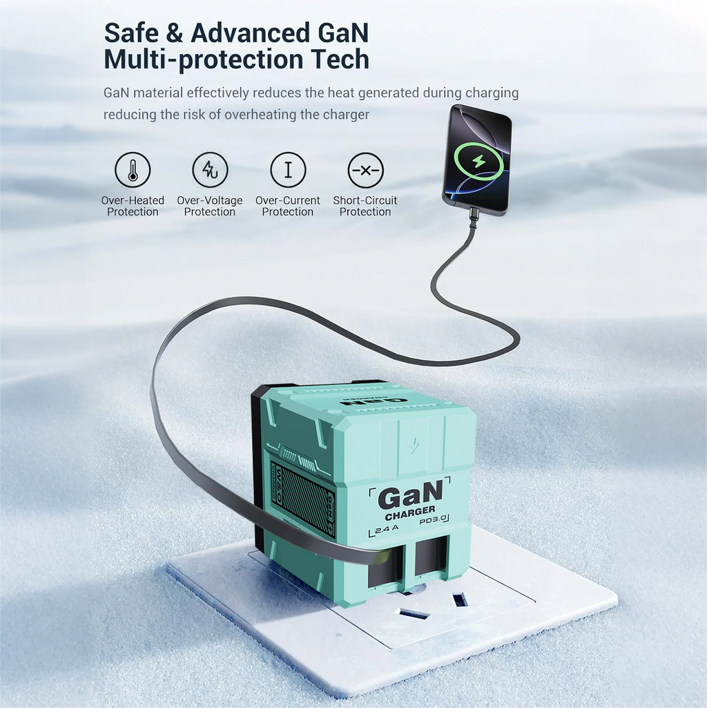 Retractable GaN wall charger – image 4
