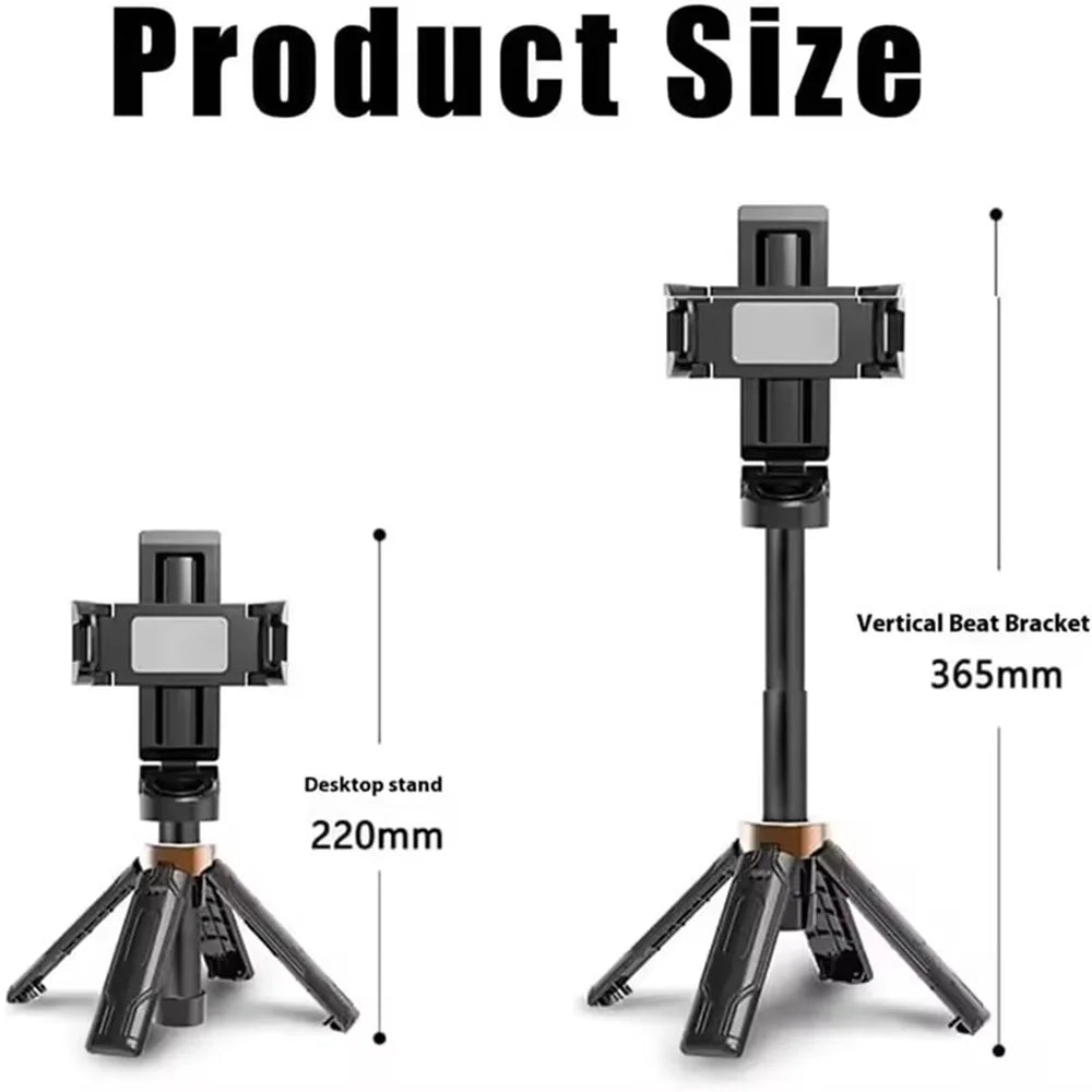 Multifunctional Mini Wireless Selfie Stick & Tripod Stand
