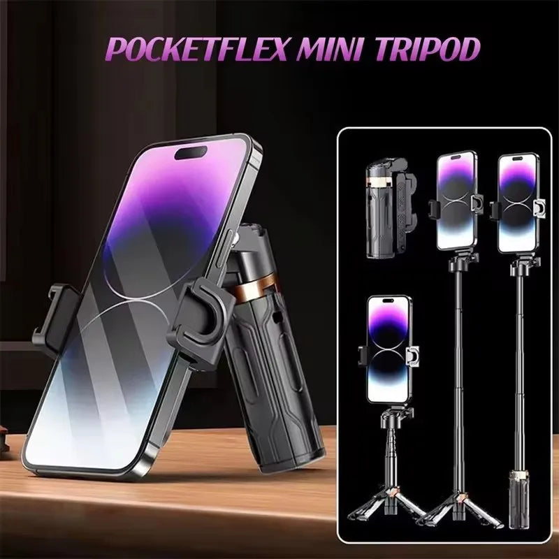 Multifunctional Mini Wireless Selfie Stick & Tripod Stand
