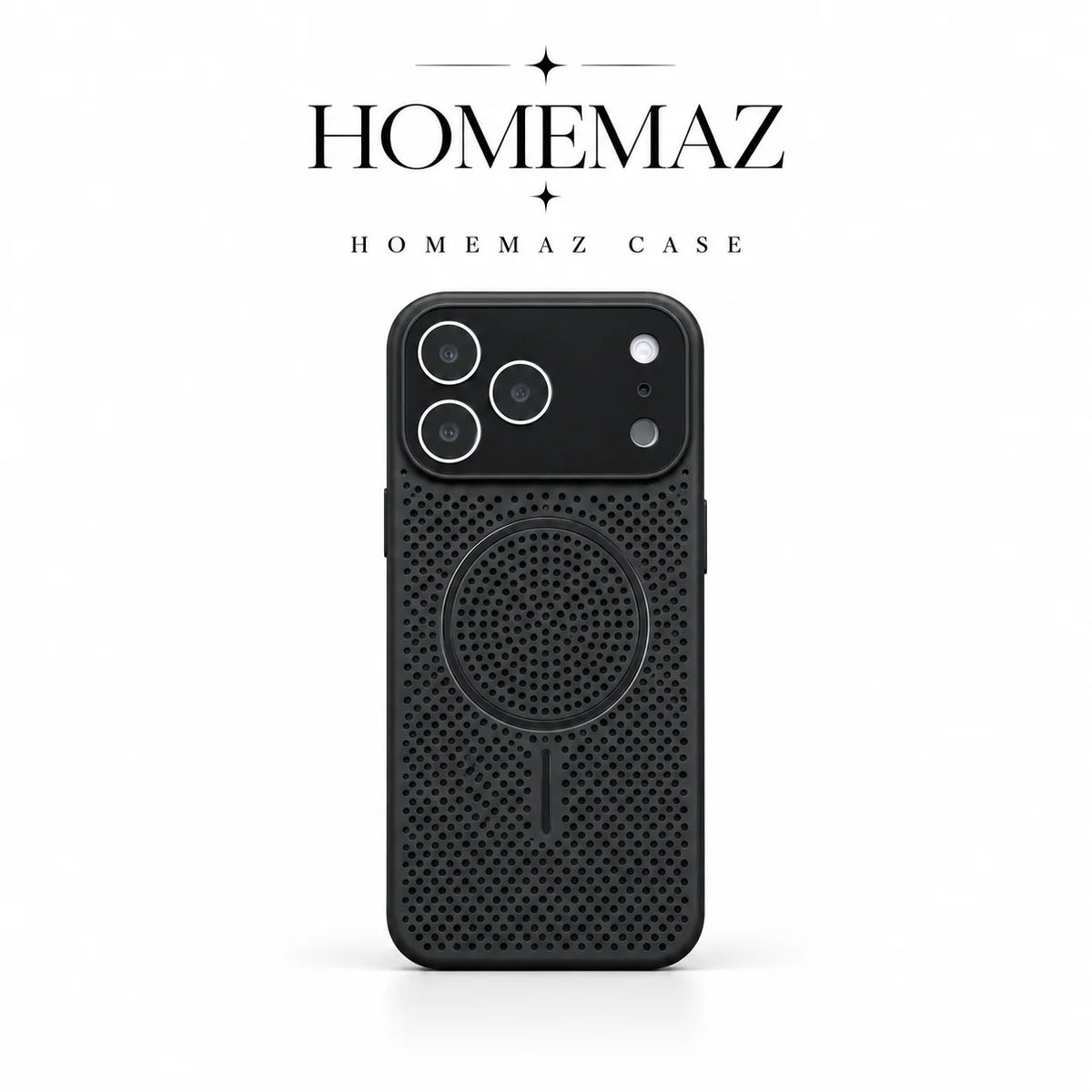 Funda magnética con disipación de calor tipo panal para iPhone