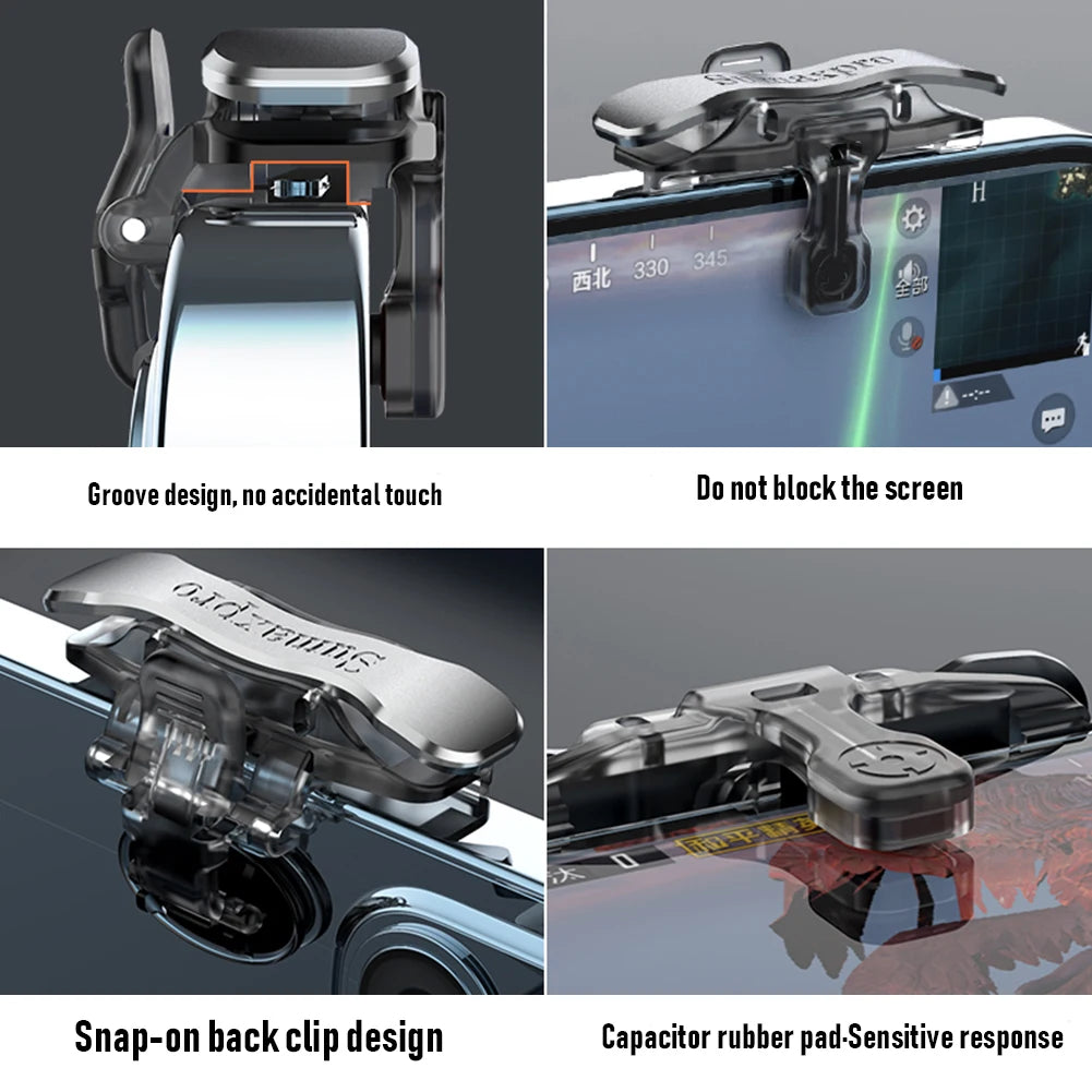 Mobile Game Triggers with Finger Sleeves