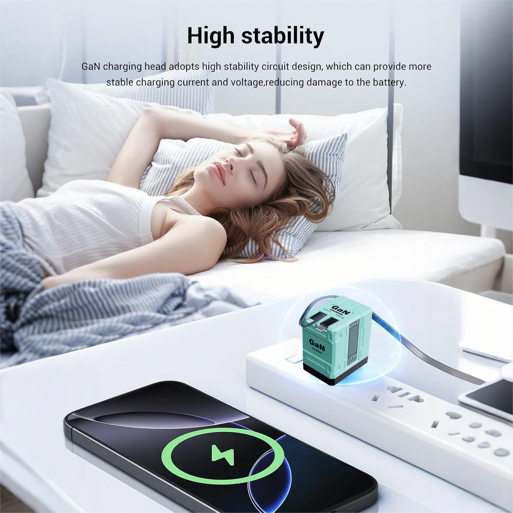 Retractable GaN wall charger – image 5