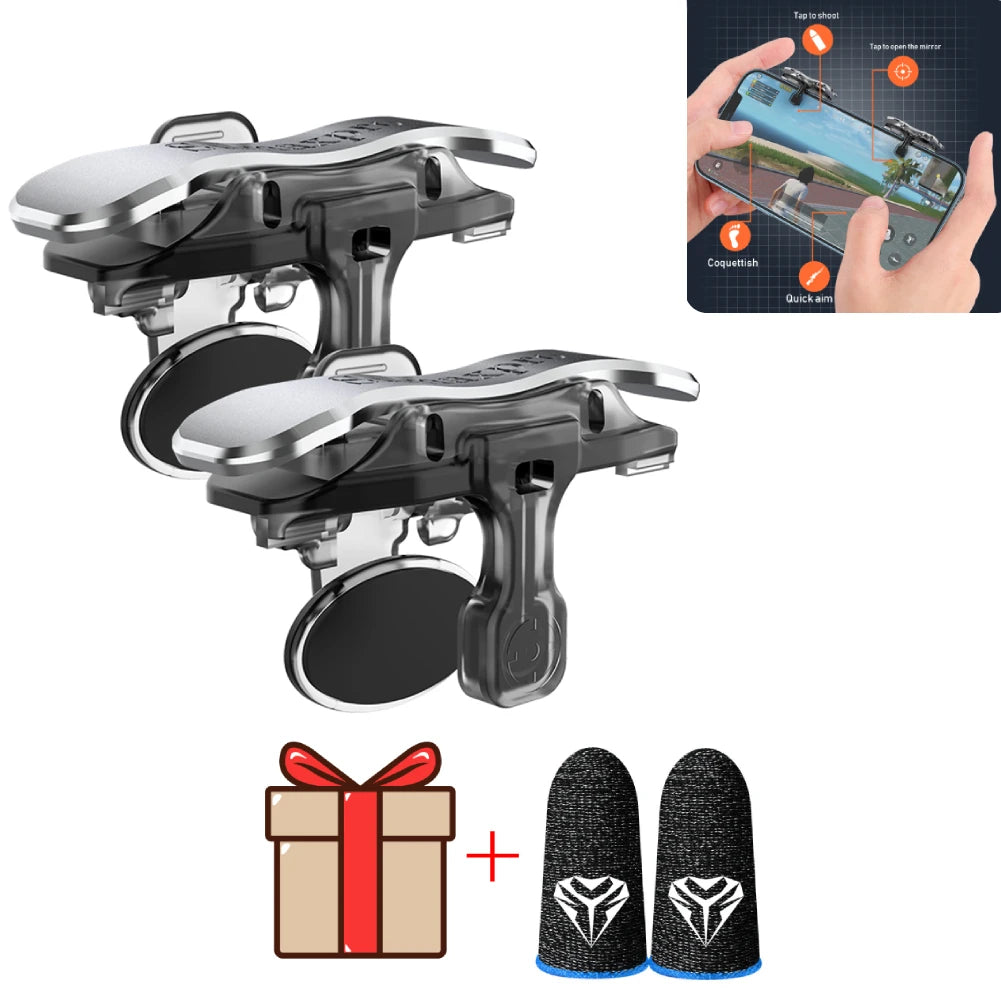 Mobile Game Triggers with Finger Sleeves